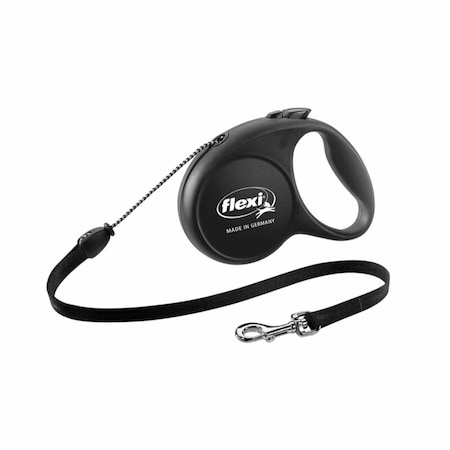 Flexi Flexi Black Retractable Nylon Dog Leash Medium FU20C5.266.S
